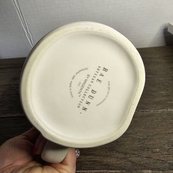 NWT Rae Dunn Artisan Peep's Sake Easter Mug Pink Interior 2021 Magenta - Picture 8 of 9